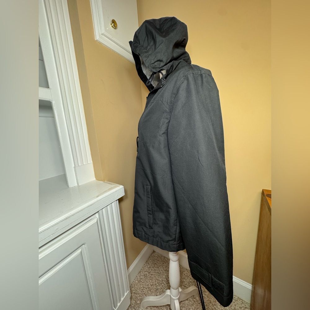 Gap Women’s Hooded Windbreaker Jacket Black Size Small - Picture 5 of 9